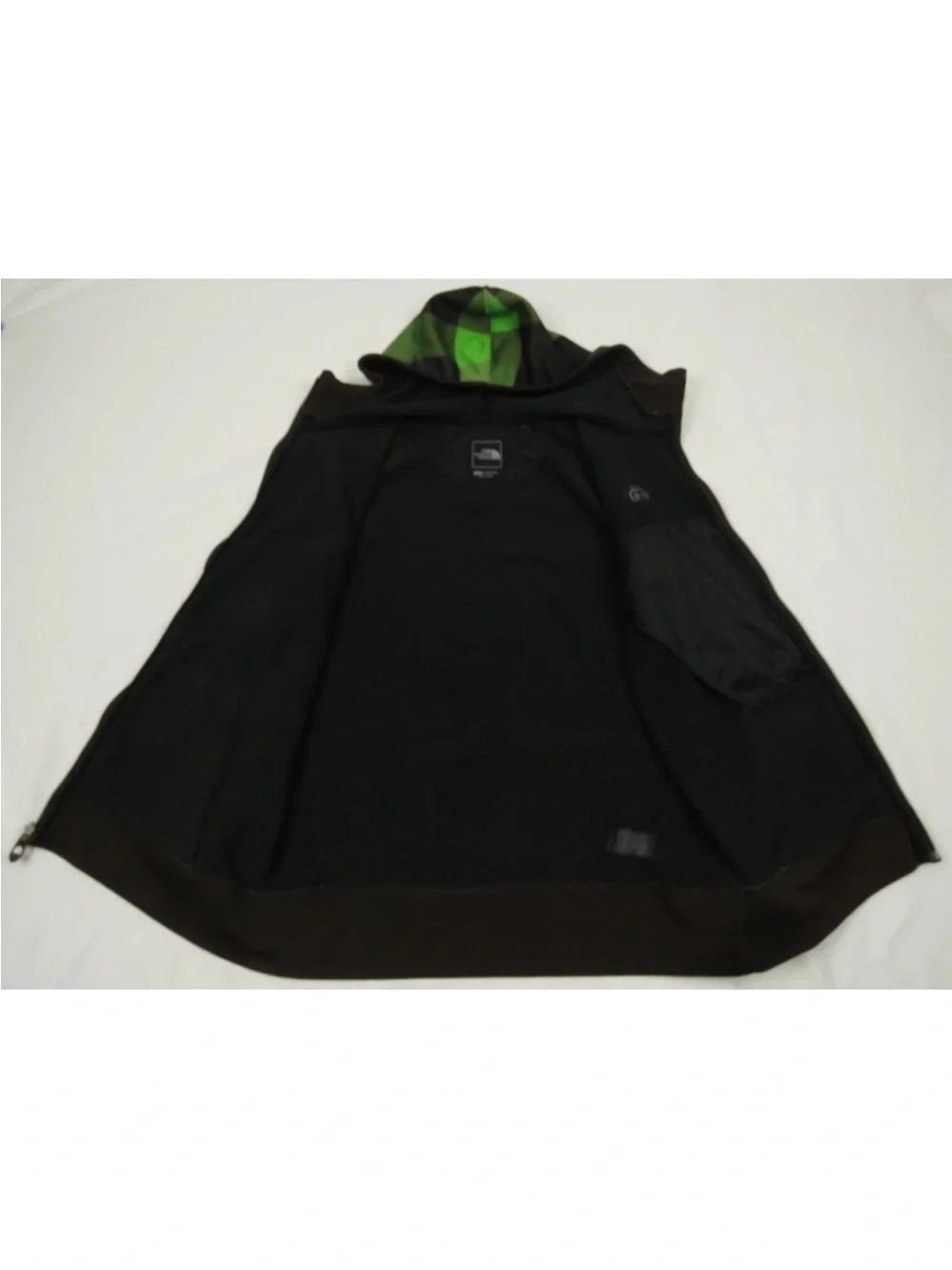 The North Face Apex Cryptic Plaid Dunmoran Hooded Full Zip Jacket L
